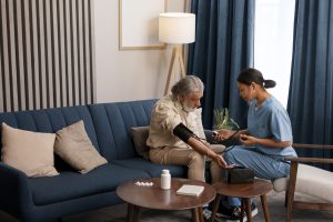 woman-taking-care-old-man